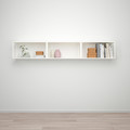 PLATSA Wall storage, white, 240x40x40 cm