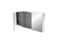 Bathroom Mirrored Wall Cabinet GoodHome Imandra 80x60x15cm