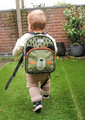 Pret Preschool Backpack PRET Bear Giggle Army