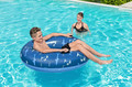 Bestway Inflatable Swim Ring 1.19m, blue, 12+