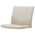 POÄNG Armchair cushion with low back, Katorp natural colour/beige