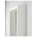 NISSEDAL Mirror combination, white, 130x150 cm