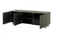 TV Cabinet Sonatia II 150 cm, with internal drawer, olive