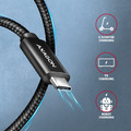 AXAGON USB Cable BUCM2-CM25AB 240W USB-C USB-C, 2.5m