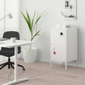 HÄLLAN Storage combination with doors, white, 45x47x92 cm