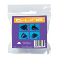 Connection Strip Accessories D-line, 50x25 mm, black, 6-pack