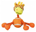 Trixie Dog Toy Animal with Tennis Ball and Rope 16cm, assorted models