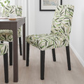 BERGMUND Chair, black, Fågelfors multicolour