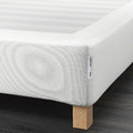 ESPEVÄR Slatted mattress base with legs, white, 180x200 cm