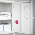 HÄLLAN Storage combination with doors, white, 45x47x67 cm
