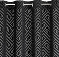 Curtain Inga 140 x 250 cm, black