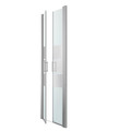 GoodHome Double Shower Door Beloya 70 cm, chrome/mirror glass