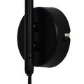 GoodHome Wall Lamp Ghlin 1-p E27, black