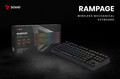 Savio Wireless Mechanical Keyboard Rampage Brown