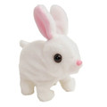 Interactive Toy Bunny, battery-operated, 1pc, assorted colours, 3+