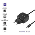 Qoltec Charger EU Plug 17W | 5V | 3.4A | USB + Cable Micro USB