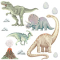 Wall Sticker Set - Dinosaurs I