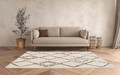 GoodHome Rug Coltrane 120x170 cm, pattern/beige