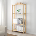 IVAR 1 section/shelves, pine, 89x30x179 cm