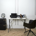 Desk Brico, marble/black