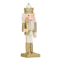 Nutcracker Christmas Decoration William 3 25cm, white