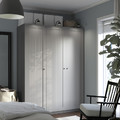 PAX / GULLABERG Wardrobe combination, dark grey/dark grey, 150x60x201 cm