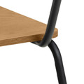 Dining Chair Peru, oak/black