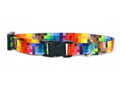 Matteo Dog Collar Plastic Buckle 10mm, pixels