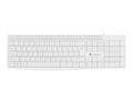 Natec Wired Keyboard Nautilus US Slim, white