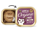 Lily's Kitchen Cat Food Organic Turkey Paté/Organic Turkey Dinner 85g