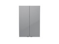 Bathroom Wall Cabinet GoodHome Imandra 60x90x15cm, grey