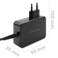 Qoltec Wall Charger EU Plug GaN POWER PRO 1xUSB C, 90W, 5 20V