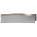 GoodHome LED Wall Lamp Danxiac, brushed chrome