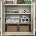 HAUGA TV/storage combination, white, 277x46x199 cm