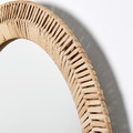 KAFFETRÄD Mirror, rattan, 50 cm