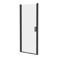 GoodHome Shower Door Beloya 90 cm, black/transparent