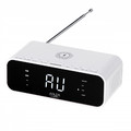 Adler Clock Radio with Wireless Charger AD 1192W, white