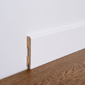 MDF Skirting Board Foge 16 x 100 x 2000 mm, glossy white