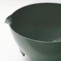 VISPNING Mixing bowl, grey-green, 3.0 l