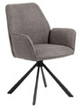 Upholstered Chair Glenda, light grey