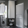 ENHET Wall storage combination, anthracite, white, 60x30x255 cm