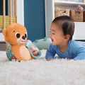 Fisher-Price 2-in-1 Rockin’ Tummy Time Otter, Plush Baby Sensory Toy HXG96 0+