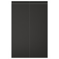 UPPLÖV 2-p door f corner base cabinet set, right-hand/matt anthracite, 25x80 cm