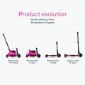 smarTrike Xtend Scooter 4in1 + Ride-on - Pink 12m - 12y
