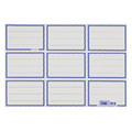 Starpak Label Stickers for Notebooks 9 Sheets 25-pack