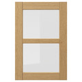 FORSBACKA Glass door, oak, 40x60 cm