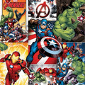 GoodHome Fleece Wallpaper Marvel Heima, multicolour