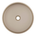 GoodHome Countertop Wash-basin Samal, ceramic, 40 cm, beige