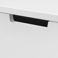 NORDLI Chest of 3 drawers, white, 120x54 cm