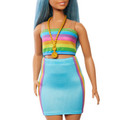 Barbie Fashionistas Doll #218 with Blue Hair HRH16 3+